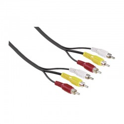Câble Audio HAMA 2 RCA Plug Mâle/Mâle 2.5m