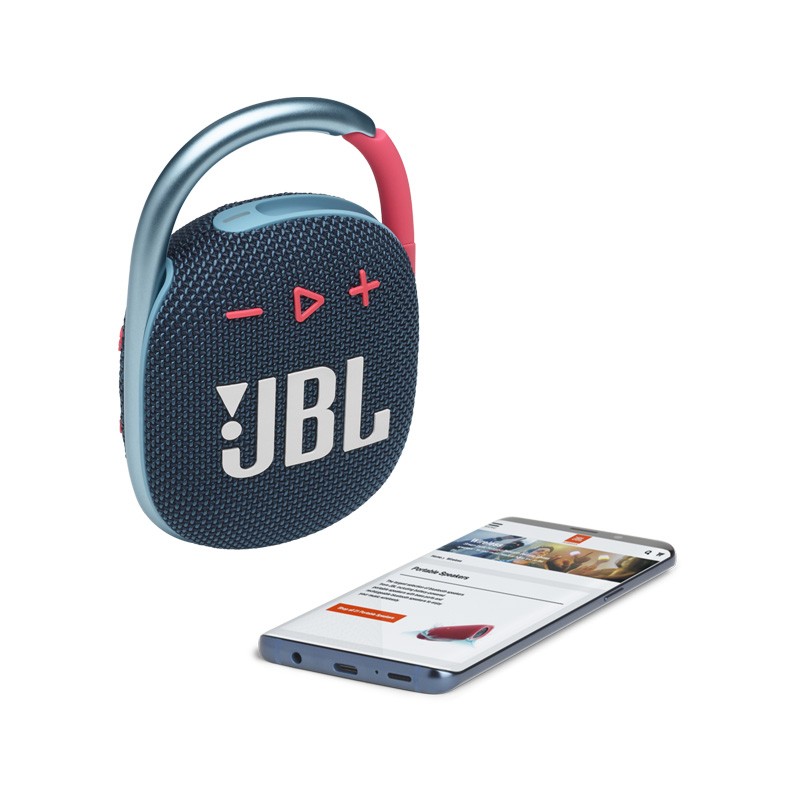 Enceinte sans fil Clip 4 Bleu/Rose - JBL - JBLCLIP4BLUP 
