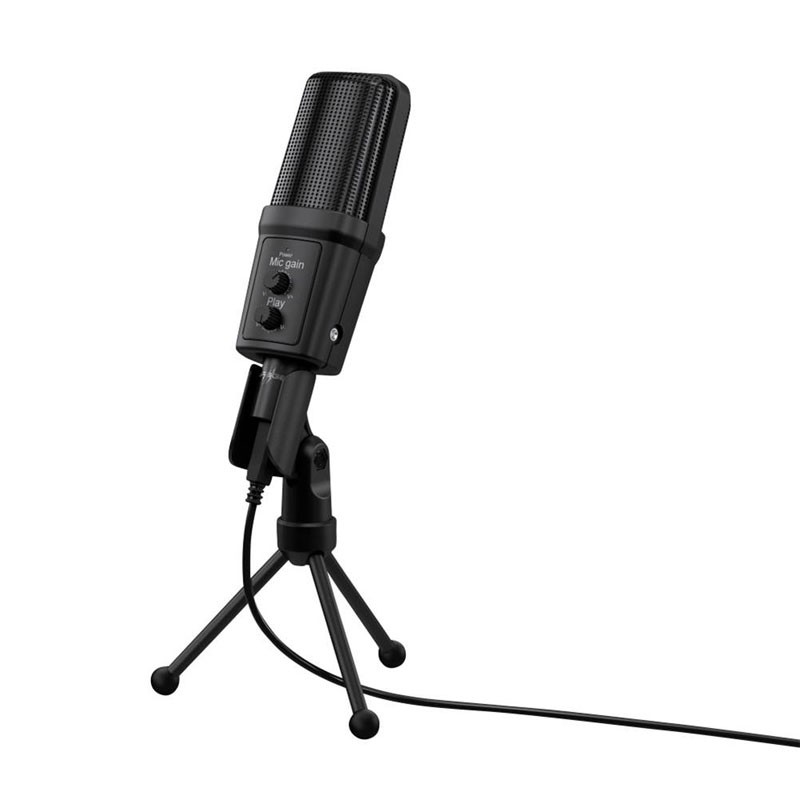 Jeux vidéo sombre casque avec microphone sur fond isolé, lumineux