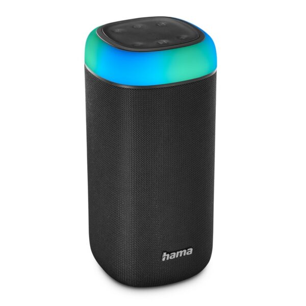 Enceinte Bluetooth® Hama « Shine 2.0 » LED 30 W, Noir