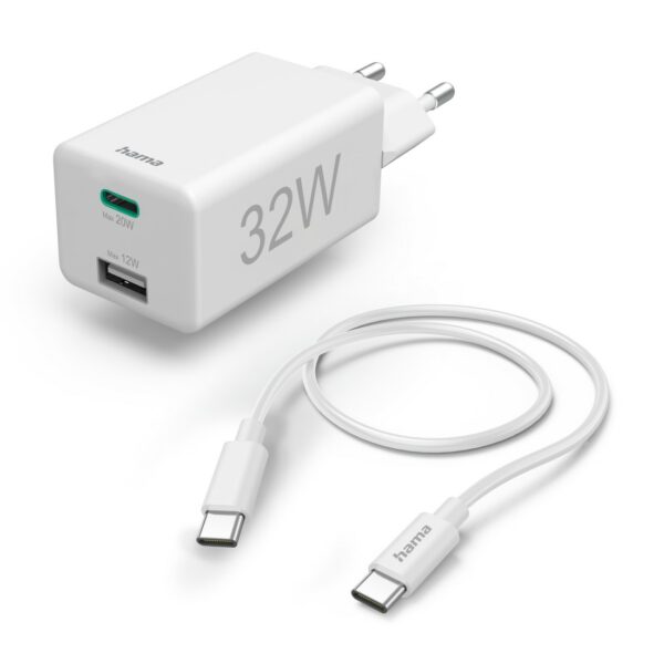 Hama Chargeur USB-C avec câble, 32W