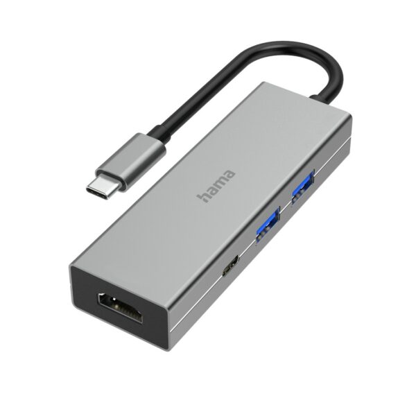 Hama Hub USB-C, multiport, 4 ports, 2 USB-A, USB-C, HDMI™