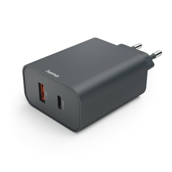 Chargeur rapide Hama , 1x USB-C, 1x USB-A, PD, 45 W