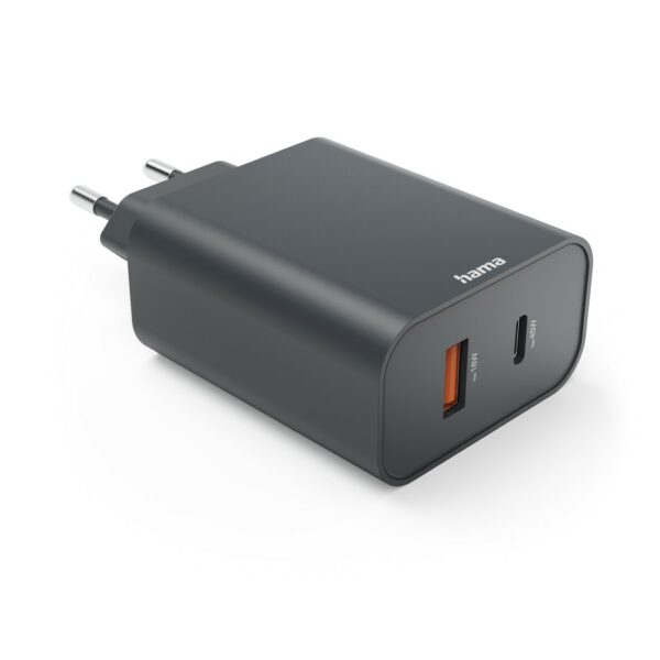 Chargeur rapide Hama , 1x USB-C, 1x USB-A, PD, 45 W – Image 2