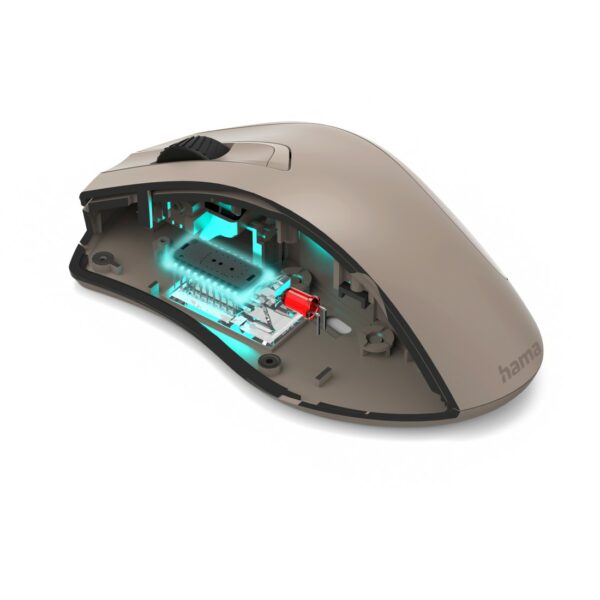 Souris laser sans fil Hama 7 boutons « MW-900 V2 », beige – Image 3