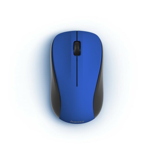 Souris optique sans fil Hama "MW-300 V2" à 3 boutons silencieuse, Bleu – Image 2