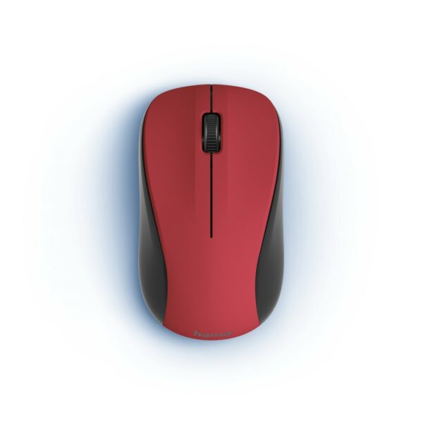 Souris optique sans fil Hama "MW-300 V2" à 3 boutons silencieuse, Rouge – Image 2