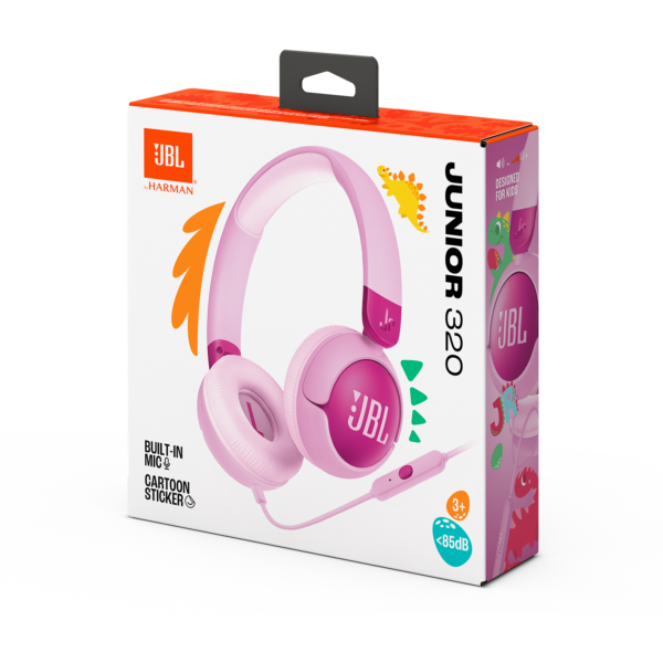 JBL Junior 320 Casque Kids Filaire, Rose – Image 6