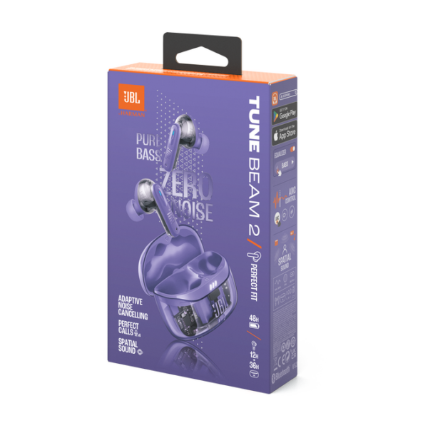 JBL Tune Beam 2 Ghost Edition, Purple – Image 6