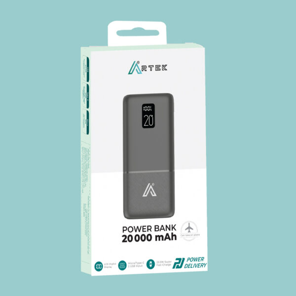 Power Bank 20000 Onyx, Artek – Image 2