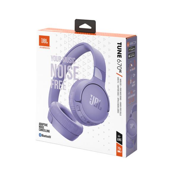 JBL Tune 670NC, Purple – Image 10